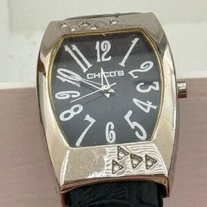 Chico’s Cuff Bangle Large Face Watch